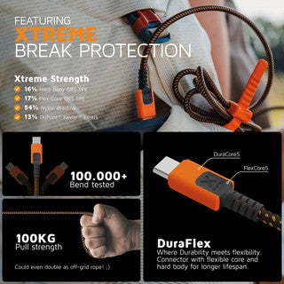 XStorm Xtreme Cable: USB-C PD Ultra 240W - 1.5m