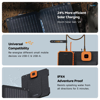 XStorm Solar Booster 14W - Foldable Solar Panel