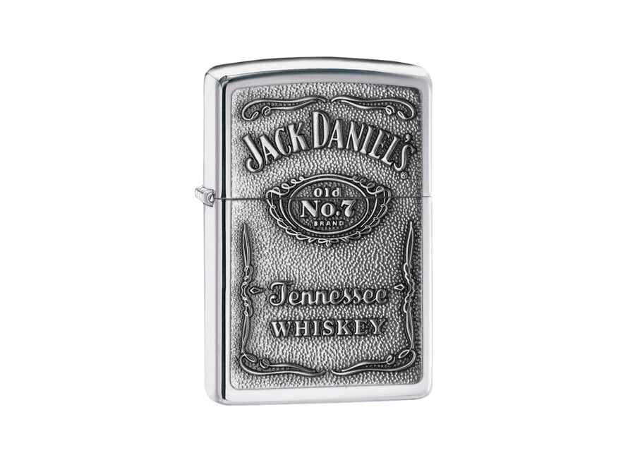 Zippo Jack Daniel's Lighter - High Polish Chrome Finish