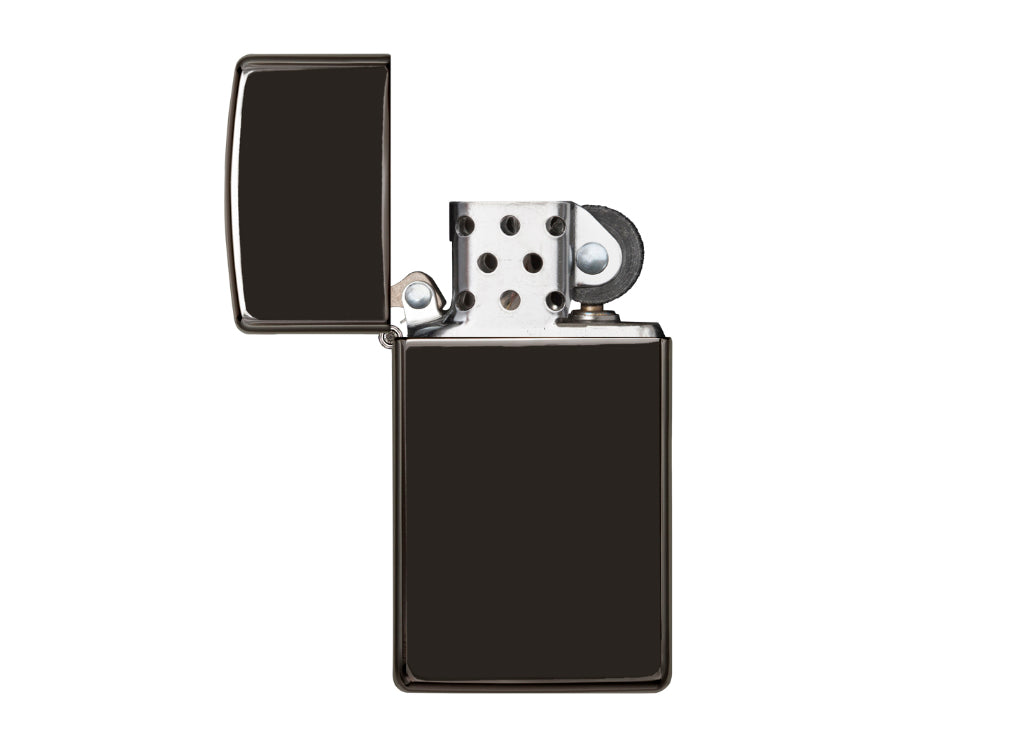 Zippo Slim High Polish Black Lighter