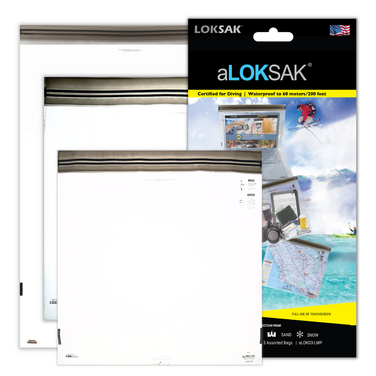 Loksak Aloksak Large Multi Pack - 3 Pack