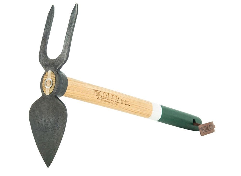 Adler "Daisy" Garden Hoe with Heart Shaped Blade - White/Green