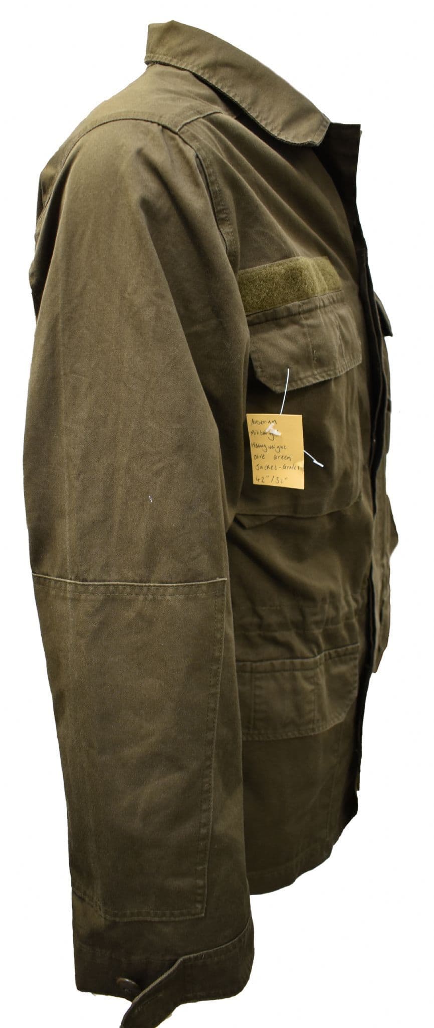 Austrian Military Heavyweight Olive Green Jacket