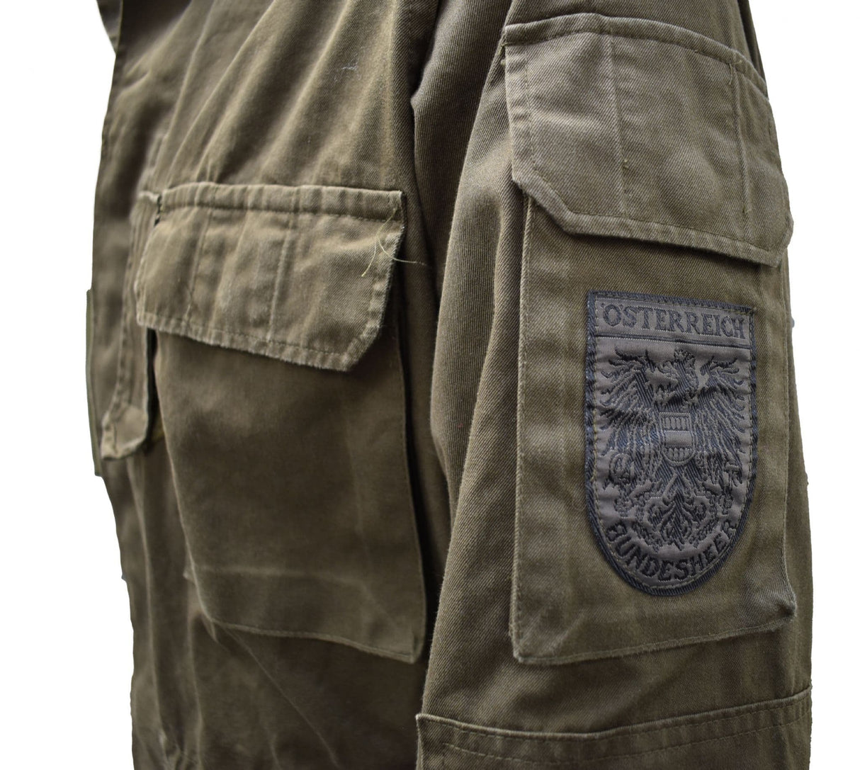 Austrian Military Heavyweight Olive Green Jacket