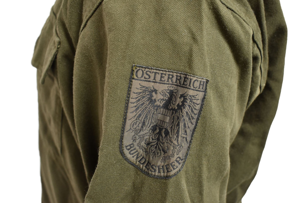 Austrian Military Heavyweight Olive Green Shirt