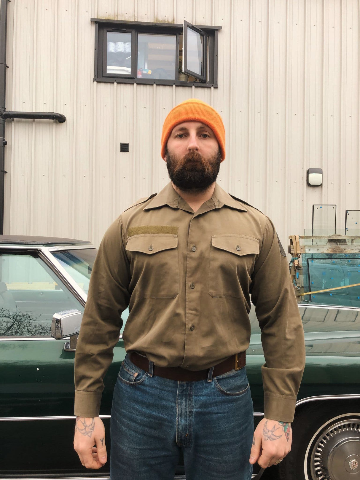 Austrian Military Lightweight Olive Green Shirt