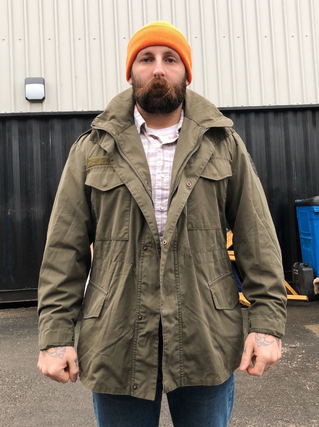 Austrian Military Surplus Waterproof Symtex Field Jacket