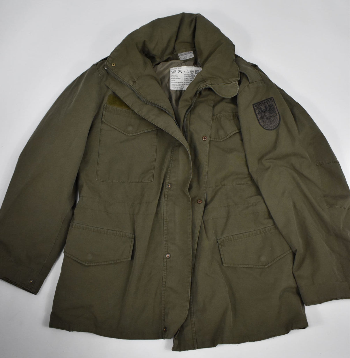 Austrian Military Surplus Waterproof Symtex Field Jacket