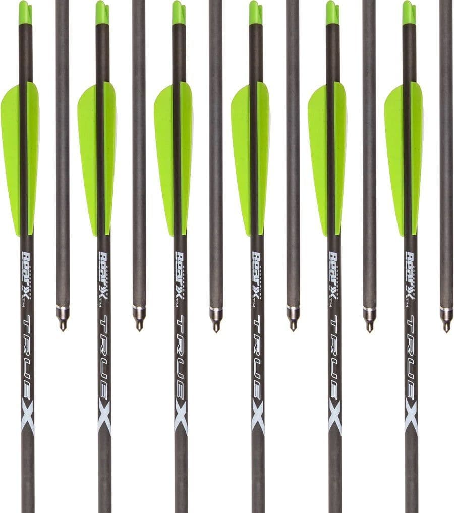 Bear Archery 20" TrueX Carbon Crossbow Bolts - 6 Pack