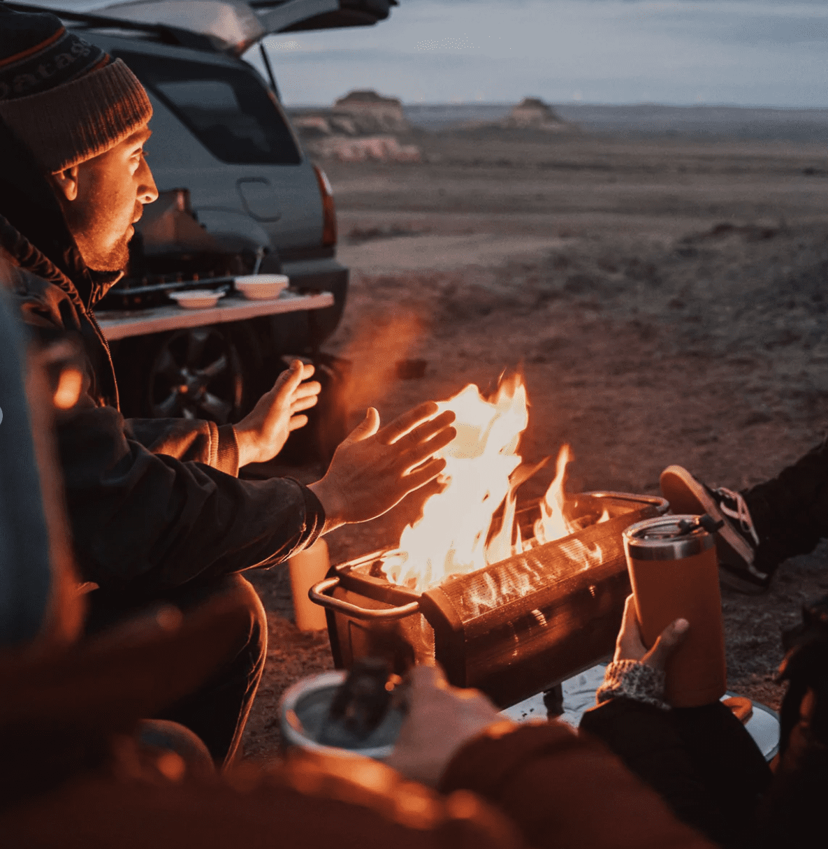 Biolite Firepit+ Wood & Charcoal Burning Fire Pit