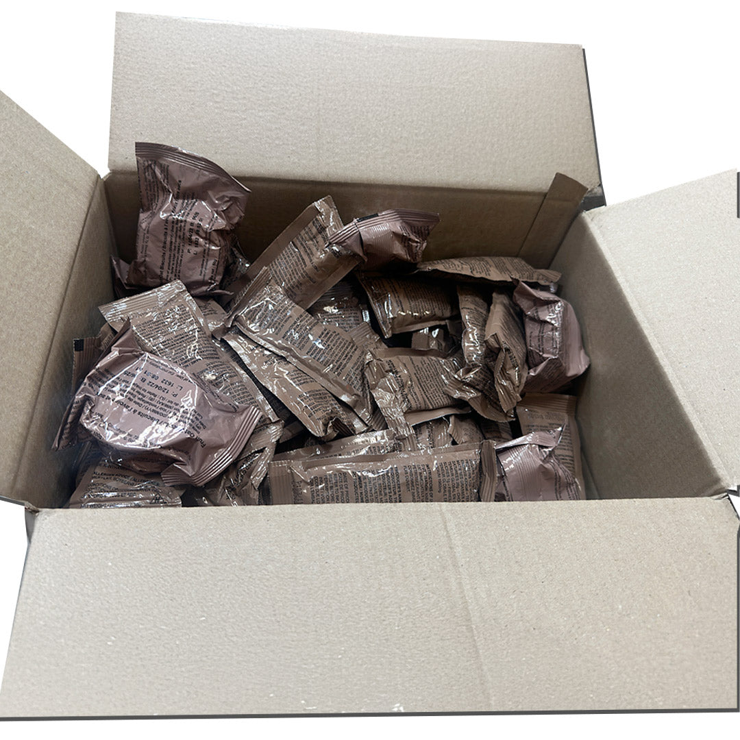 Bulk British Army Rations - 50 x Cheese + 50 x Random Biscuits Selection