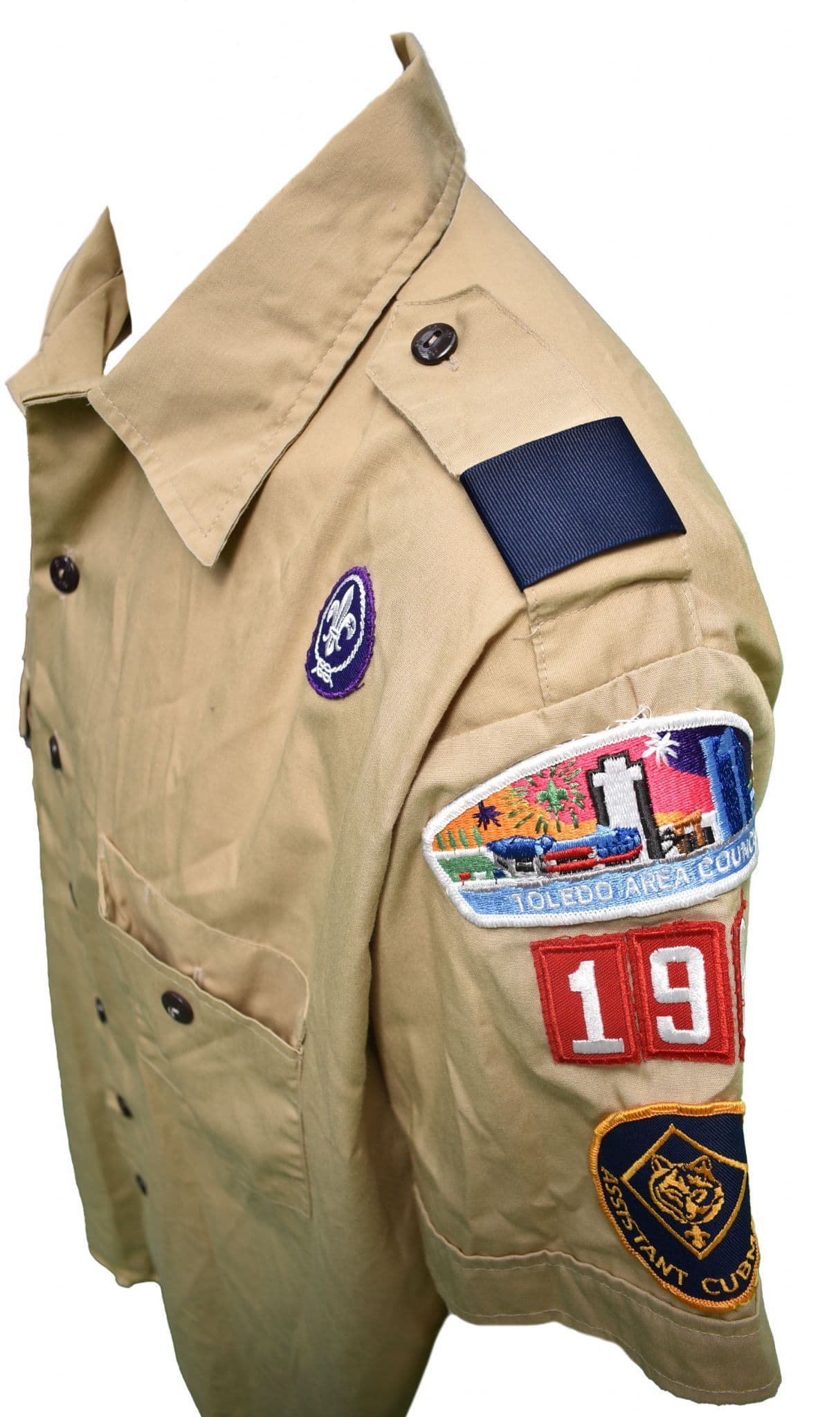 Boy Scouts Of America Tan Short Sleeved Shirt