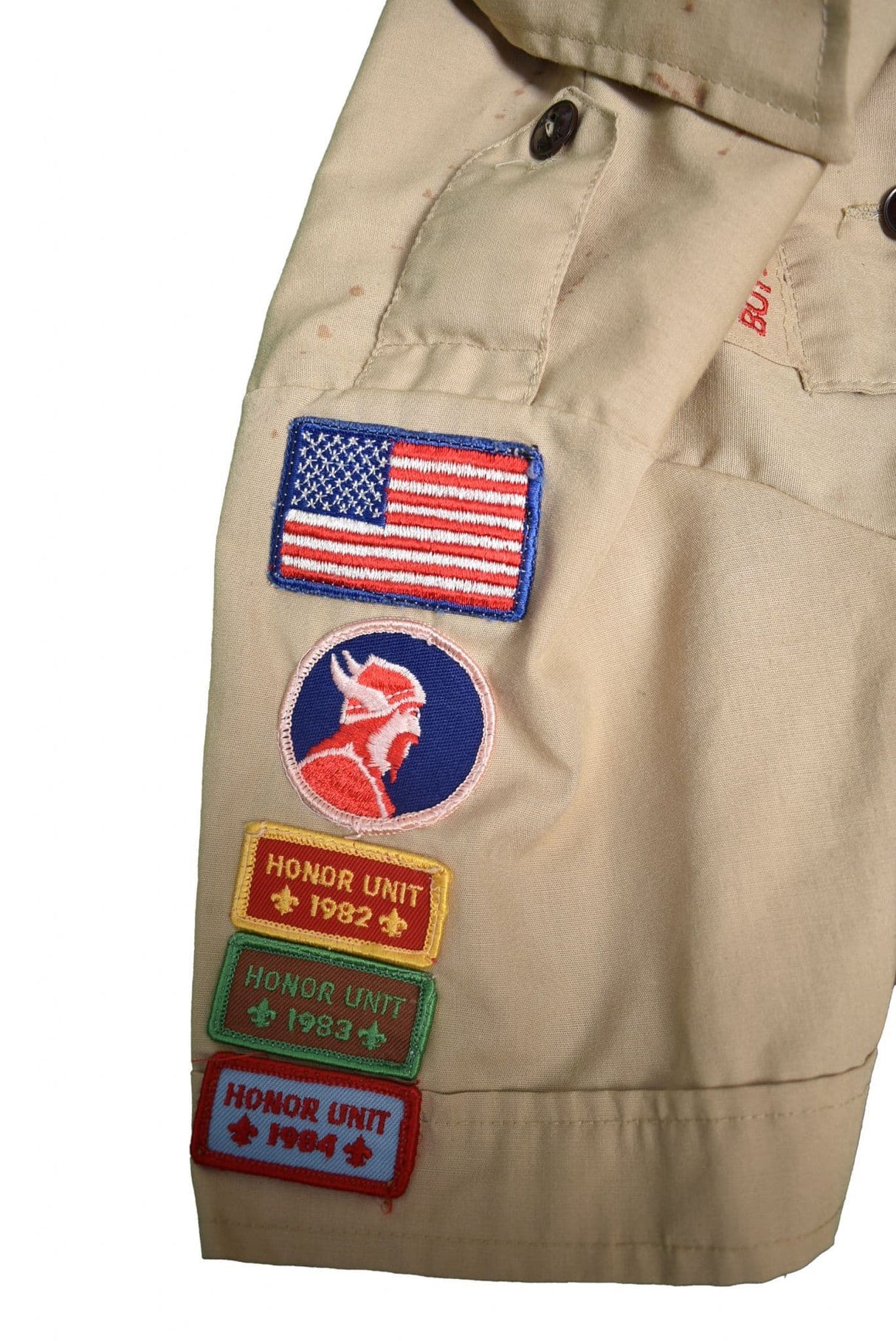 Boy Scouts Of America Tan Short Sleeved Shirt