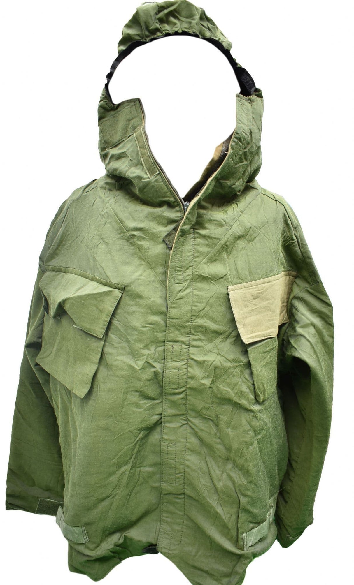 British Army Olive Suit Protective NBC Smock With Hood