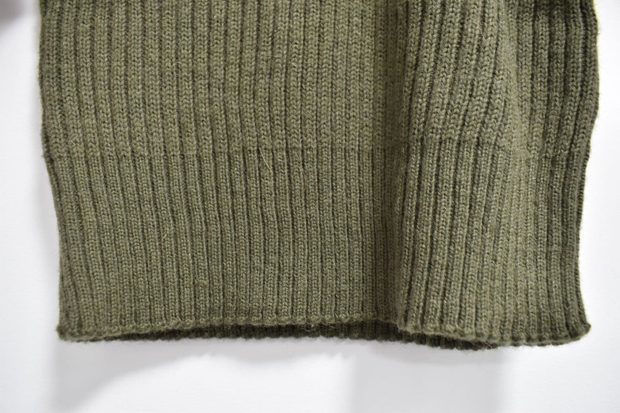British Army Surplus Wool Pullover Sweatshirt Jumper - Olive