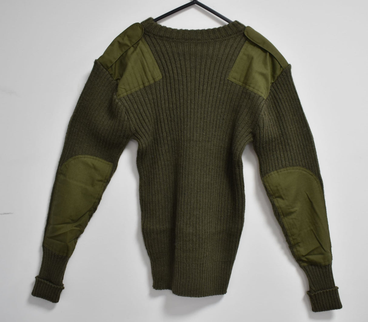 British Army Surplus Wool Pullover Sweatshirt Jumper - Olive
