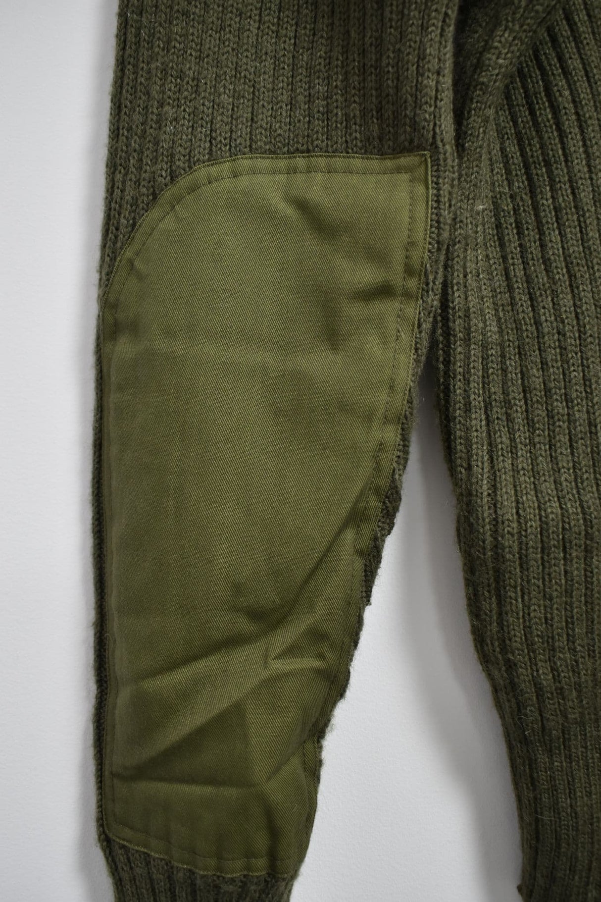British Army Surplus Wool Pullover Sweatshirt Jumper - Olive