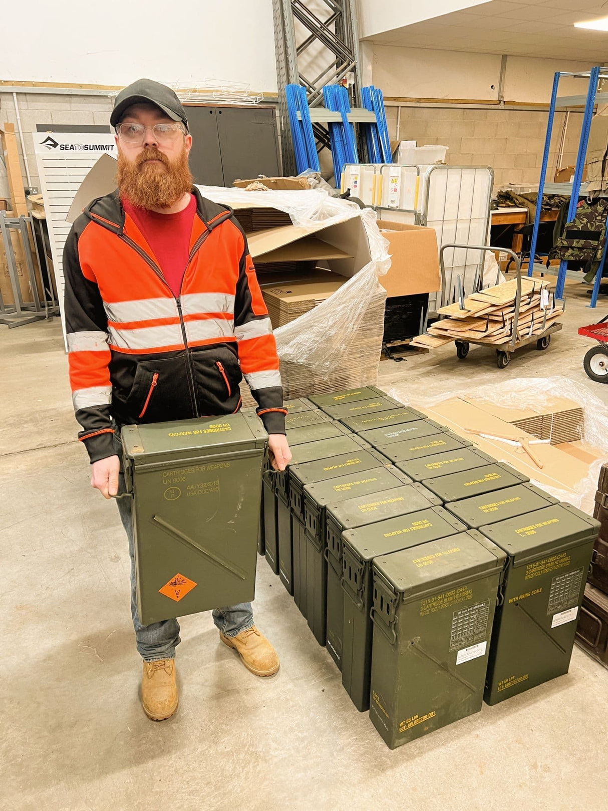 British Army Triple Height 50 Cal Large Ammo Box - Supergrade