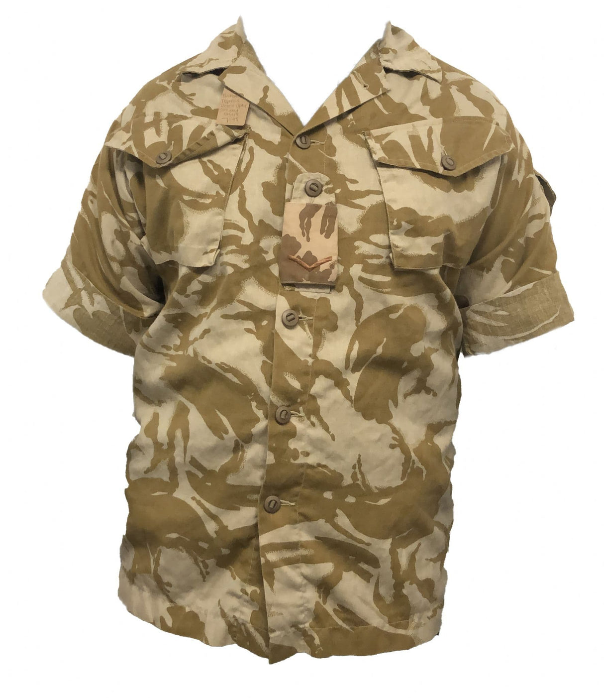 British Army Tropical Desert DPM Short Sleeved Shirt