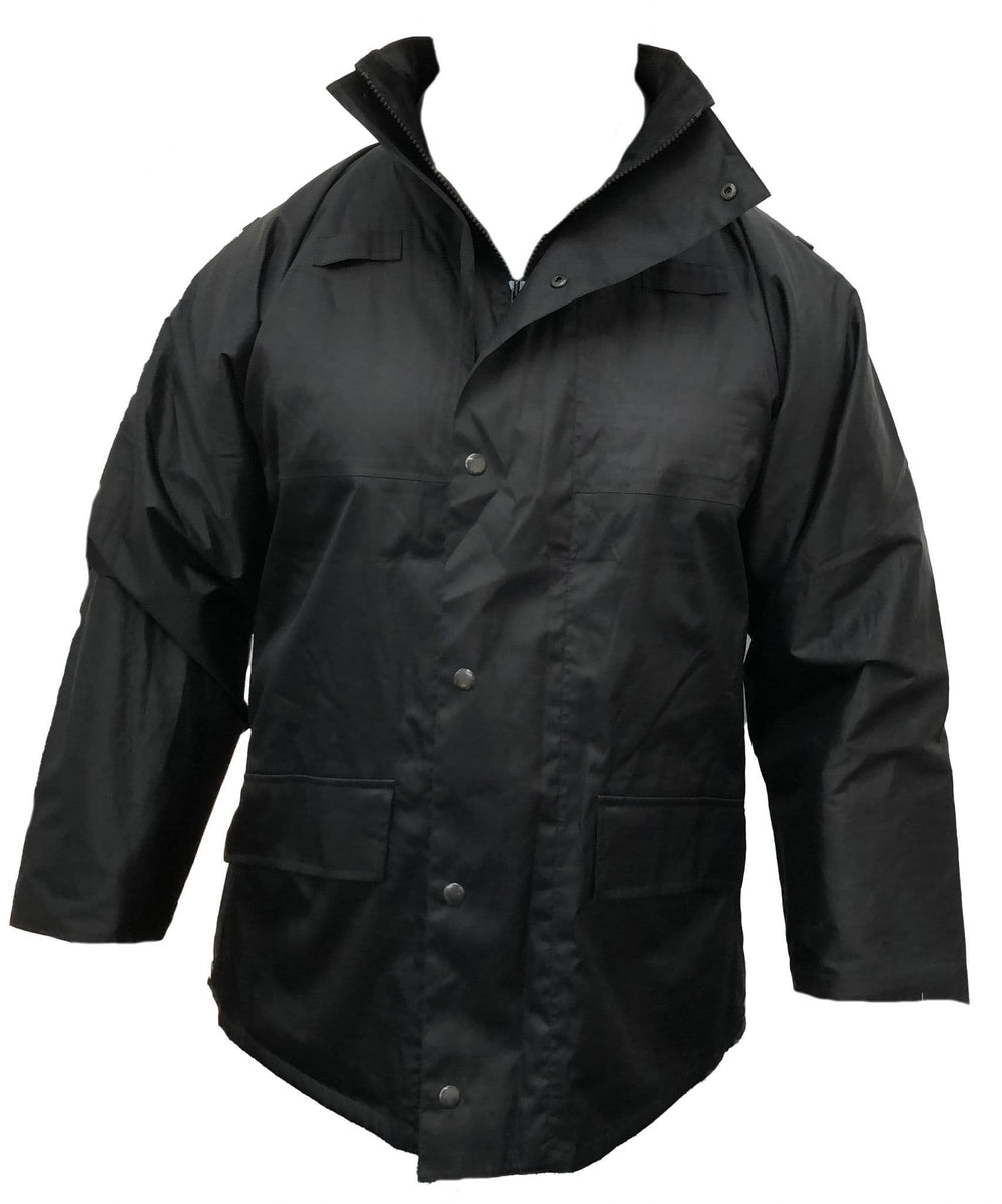 British Military Black Lightweight Waterproof Jacket - Style 16