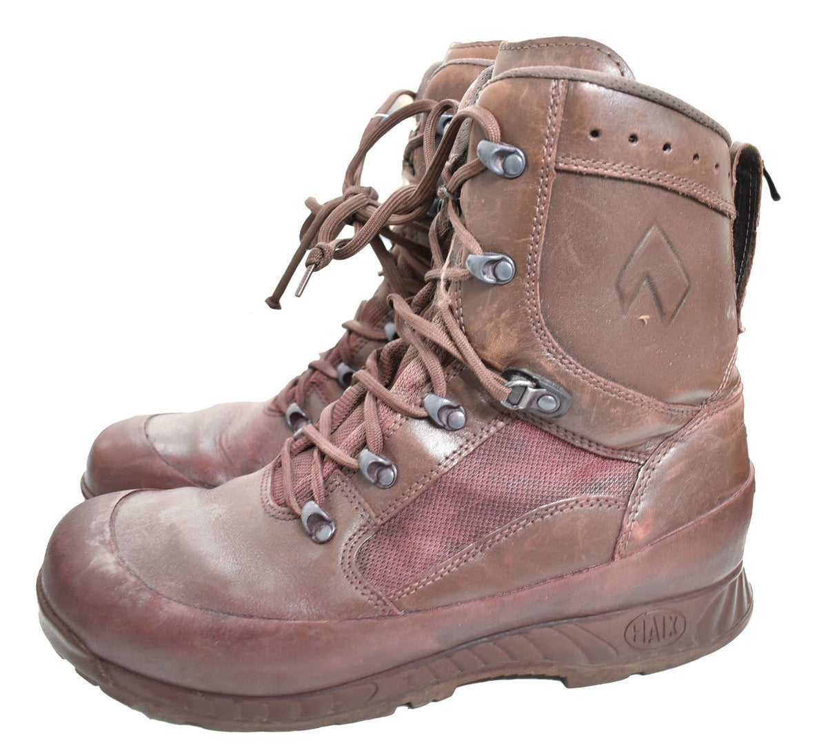 British Military Haix High Liability Brown Leather Combat Boots - Supergrade