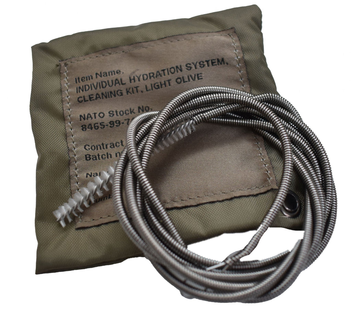 British Military Individual Hydration System Cleaning Kit - Light Olive