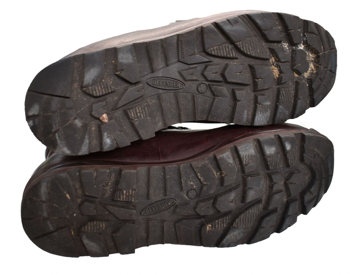 British Military Iturri Cold Wet Weather Brown Leather Combat Boots