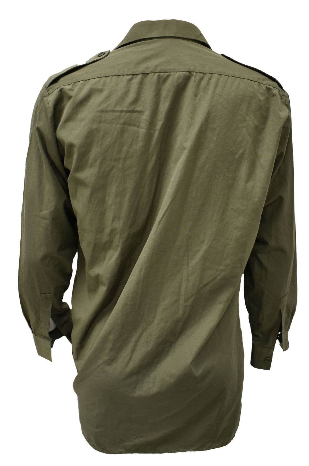 British Military Men's General Service Olive Long Sleeve Shirt