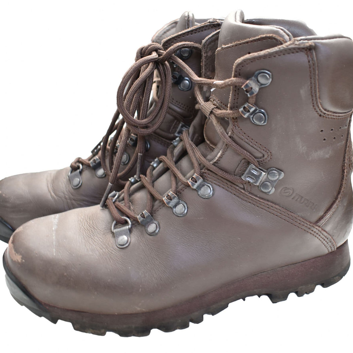 British Military Mens Iturri Brown Leather Patrol Boots