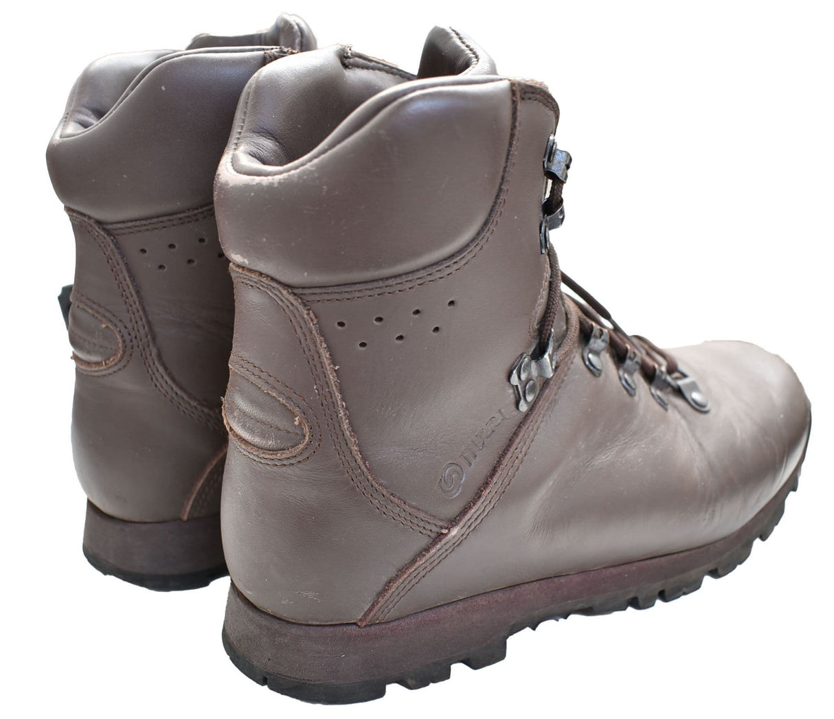 British Military Men's Iturri Brown Leather Patrol Boots