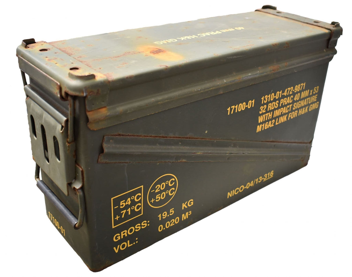 British Military PA120 40mm Ammo Box