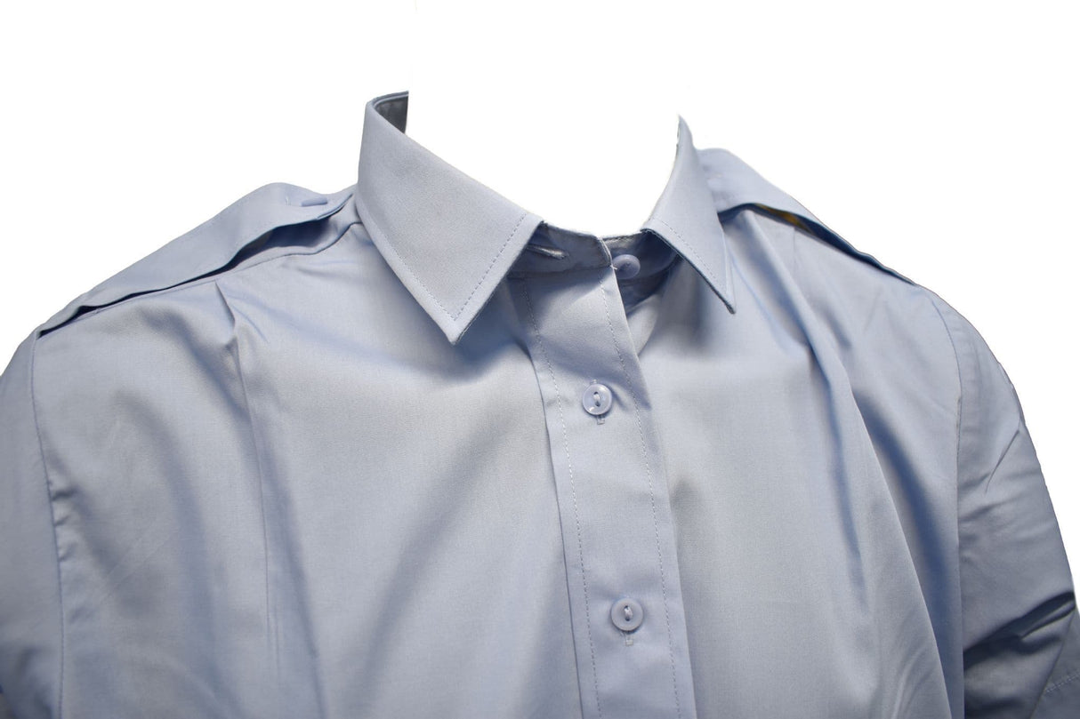 British Military RAF Women's Blue Short Sleeve Shirt