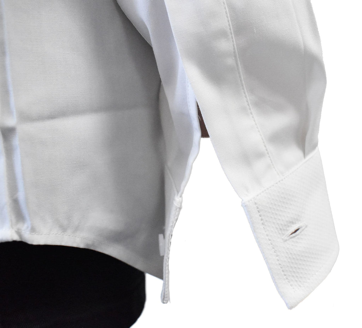 British Military Surplus Women's Marcella Front Long Sleeve Shirt- White