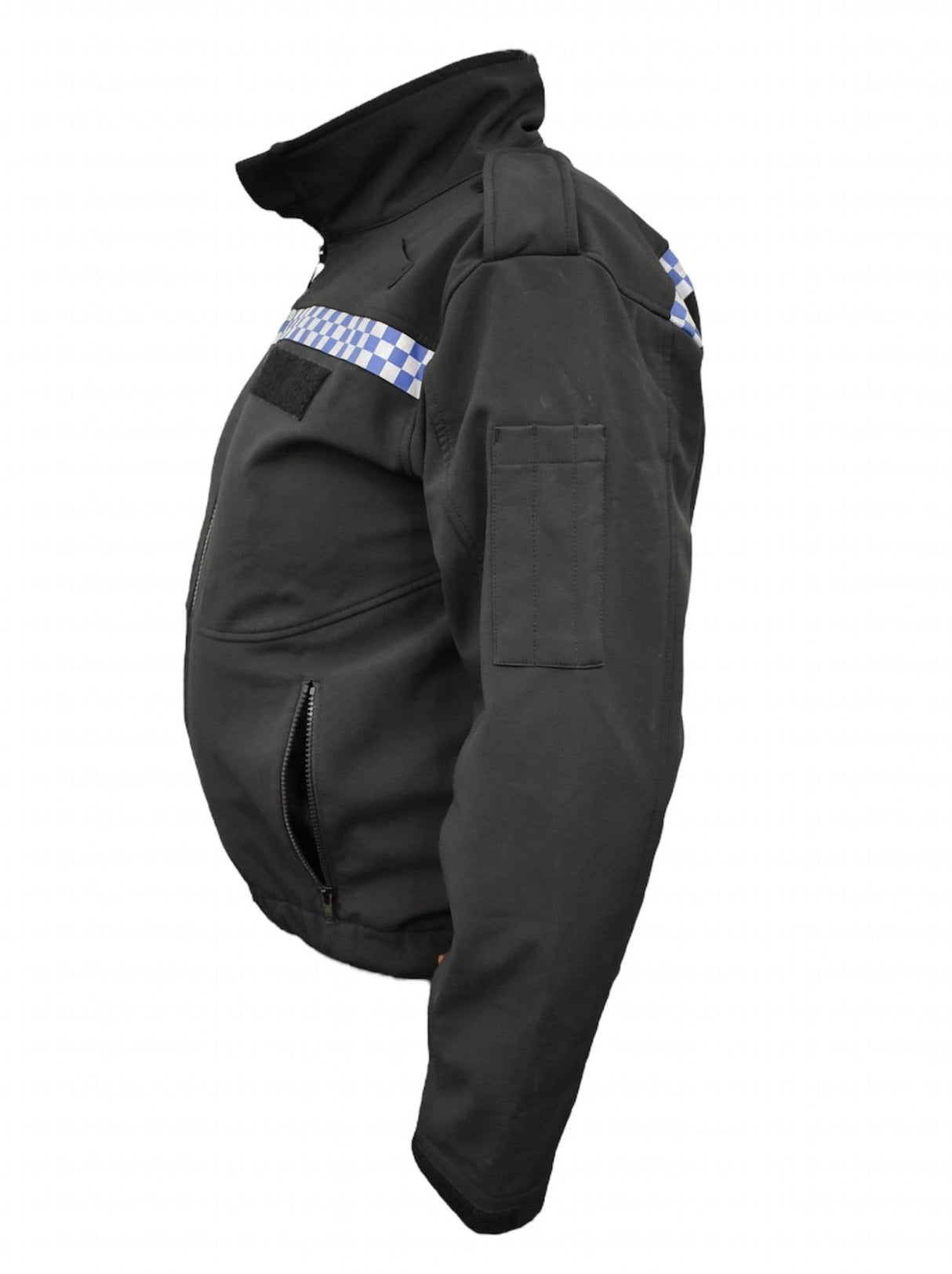 British Police Black Softshell Waterproof Jackets