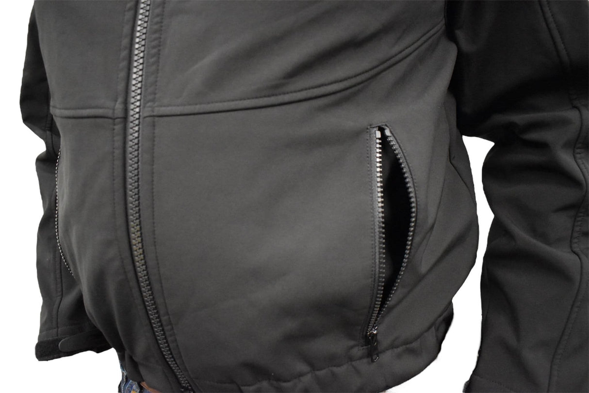 British Police Black Softshell Waterproof Jackets