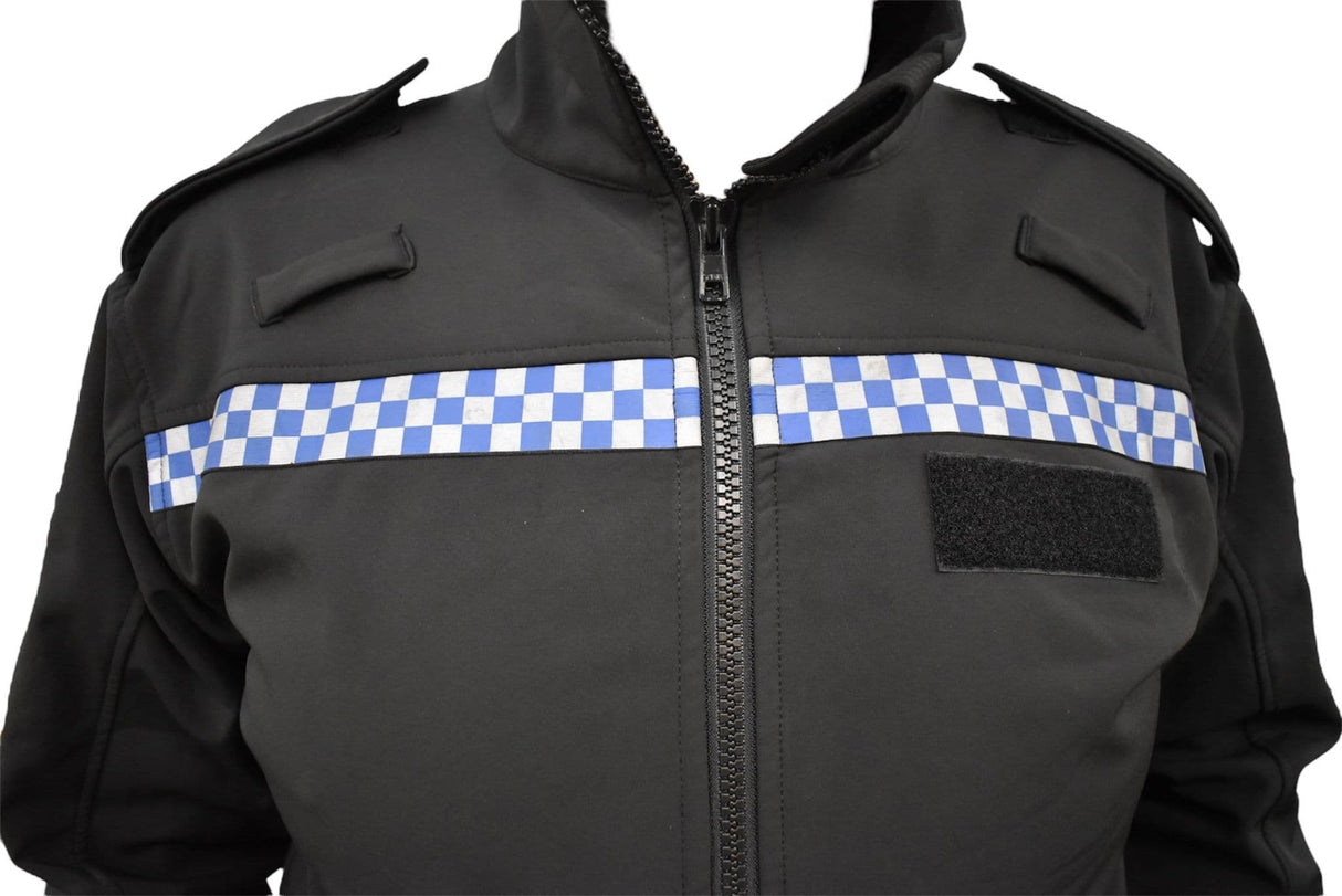 British Police Black Softshell Waterproof Jackets