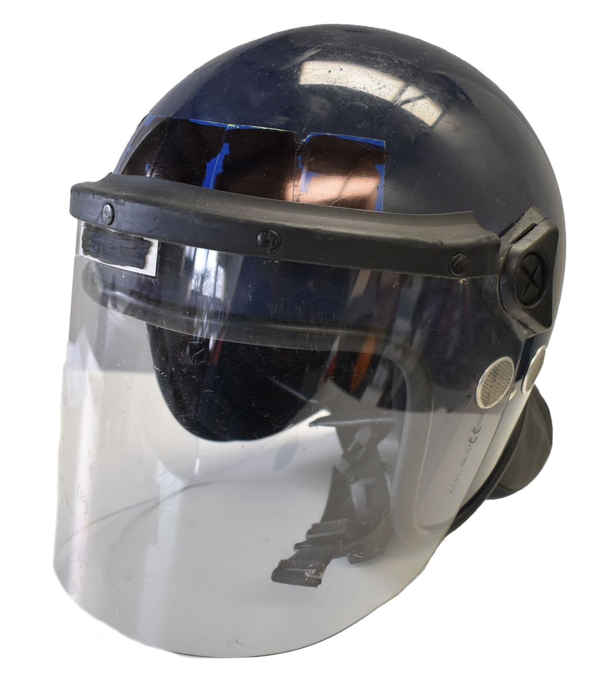 British Police Genuine Riot Protective Helmet With Visor