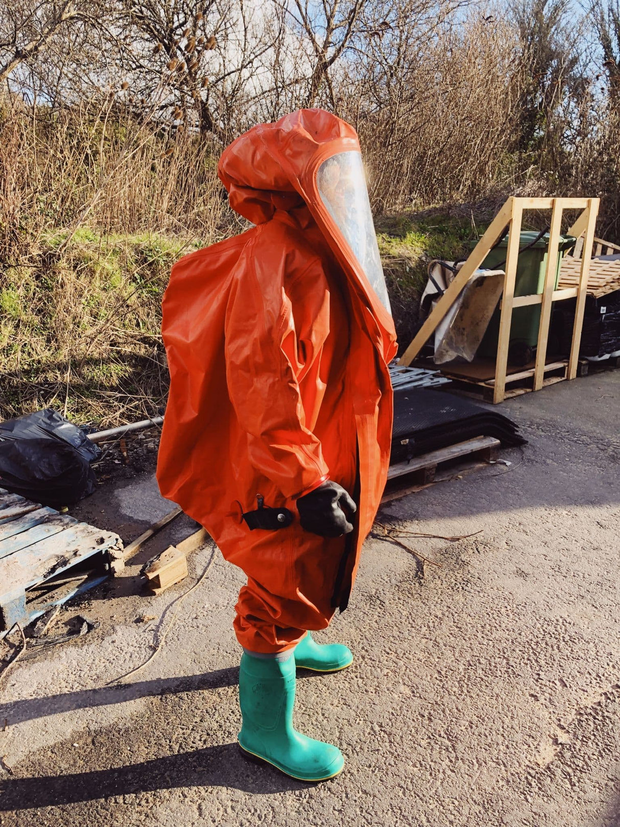 British Respirex Chemical Ex HM Fire Service Protective Suit