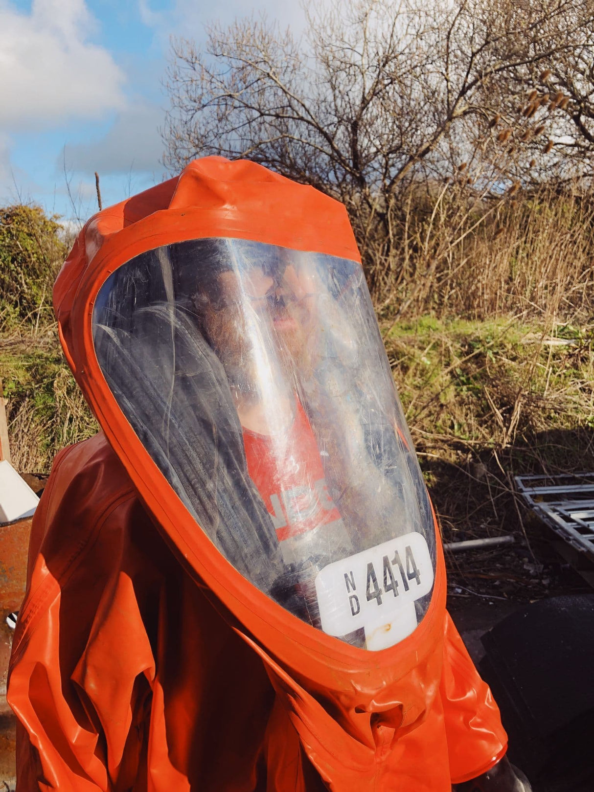 British Respirex Chemical Ex HM Fire Service Protective Suit