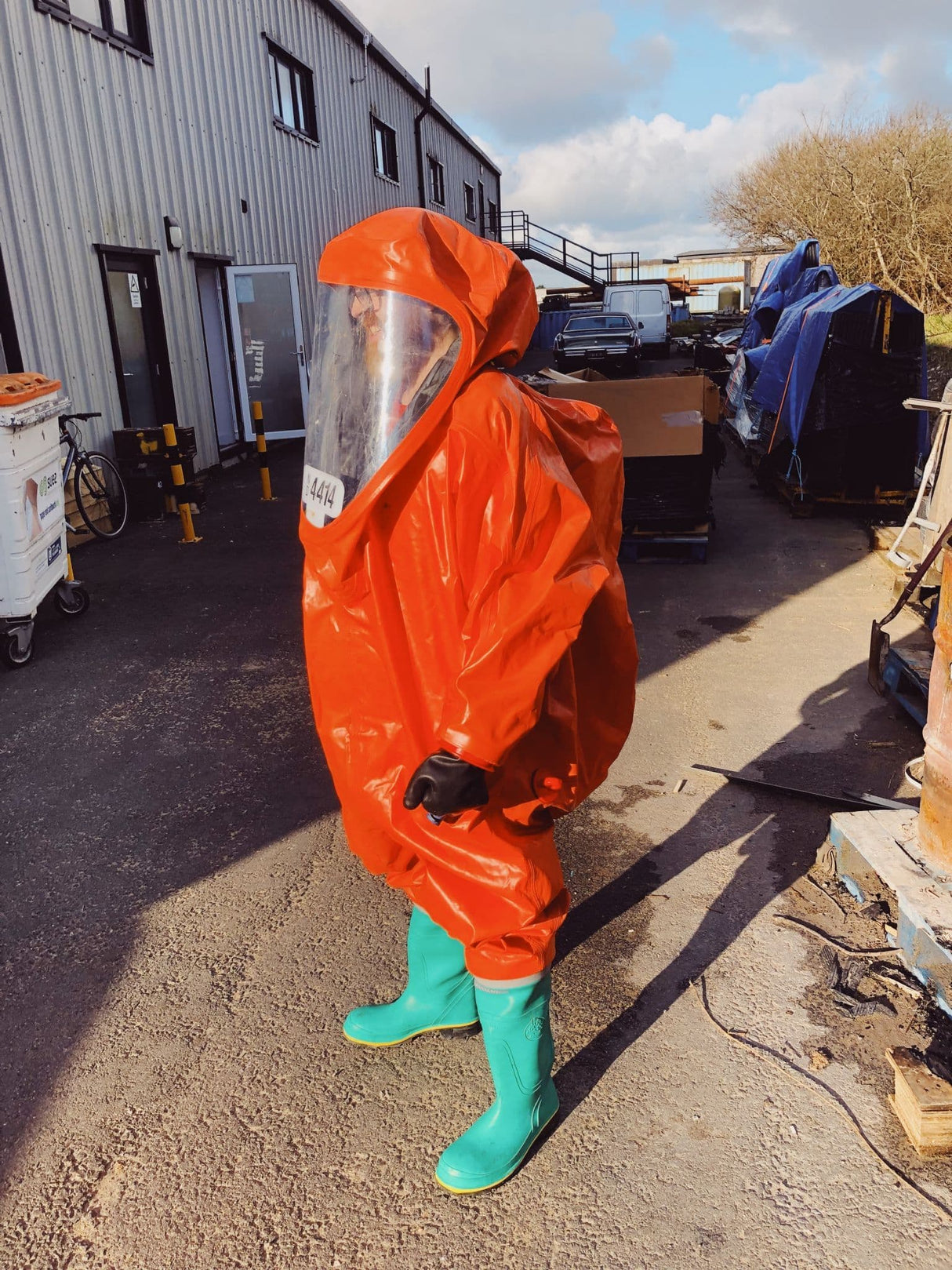 British Respirex Chemical Ex HM Fire Service Protective Suit