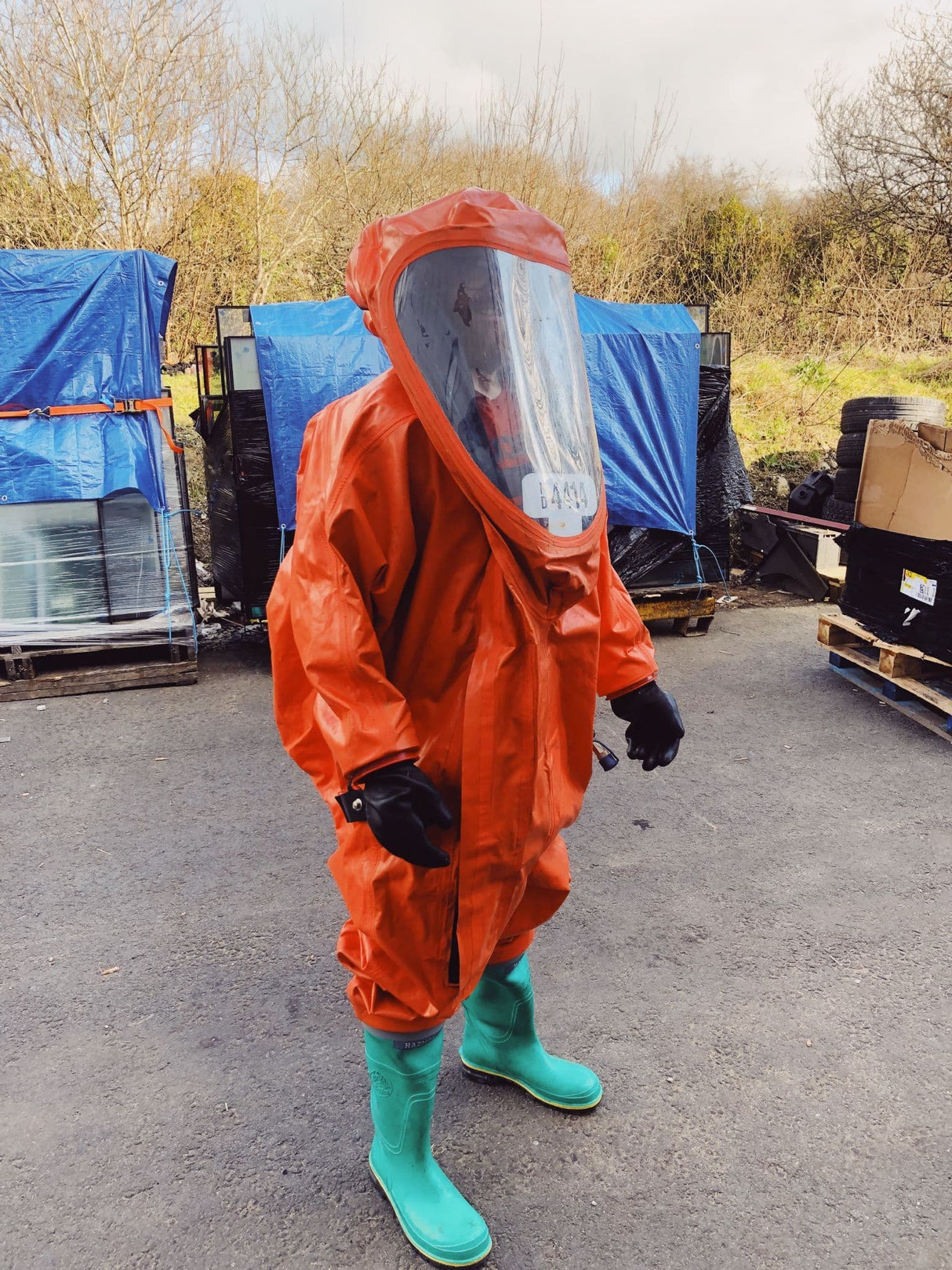 British Respirex Chemical Ex HM Fire Service Protective Suit