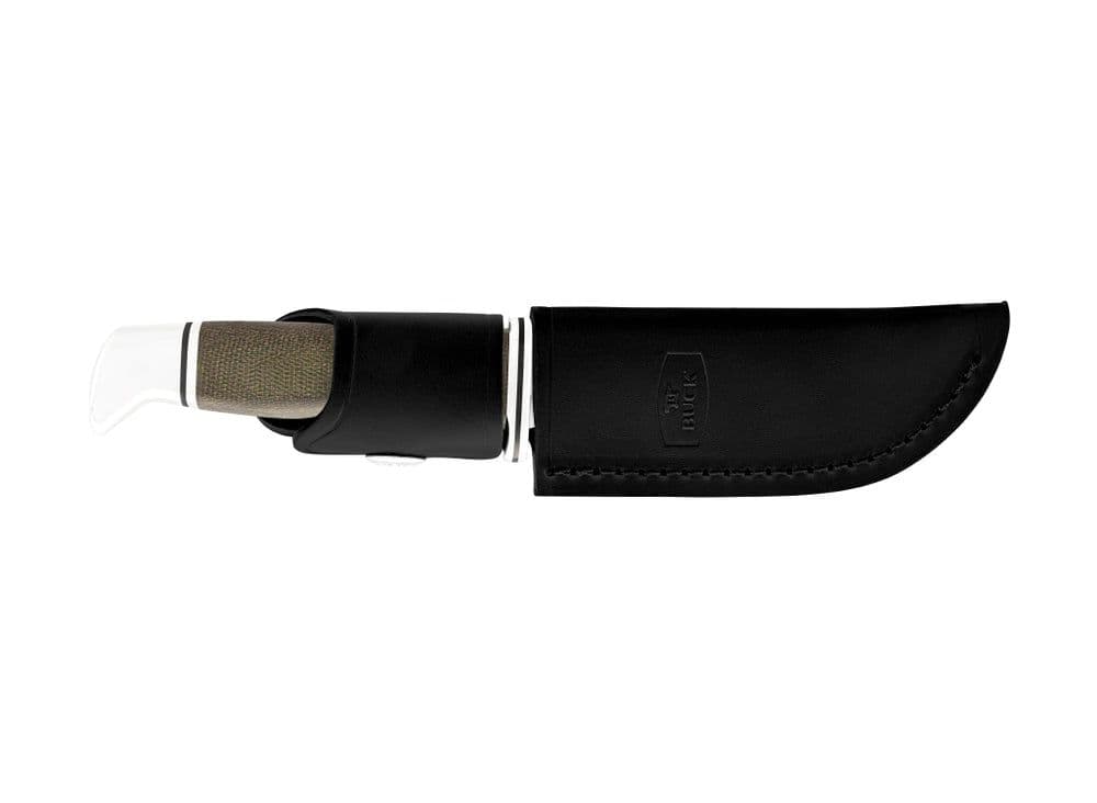 Buck 103 Skinner Fixed Black Knife - Black Phenolic