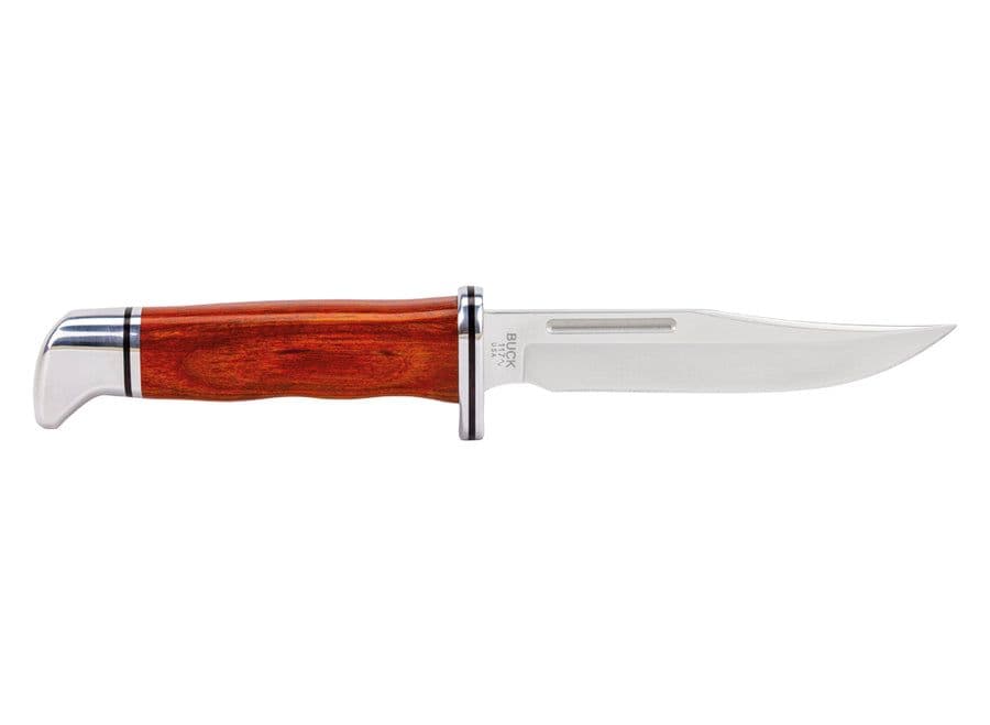 Buck 117 Brahma Fixed Blade Knife - DymaLux Cocobolo Heritage