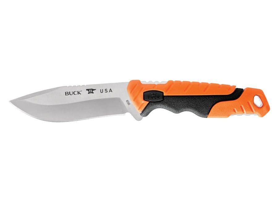 Buck 656 Large Pursuit Fixed Blade Knife - Orange/Black Pro