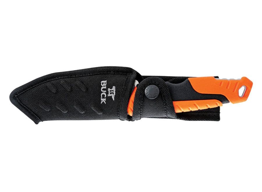 Buck 656 Large Pursuit Fixed Blade Knife - Orange/Black Pro