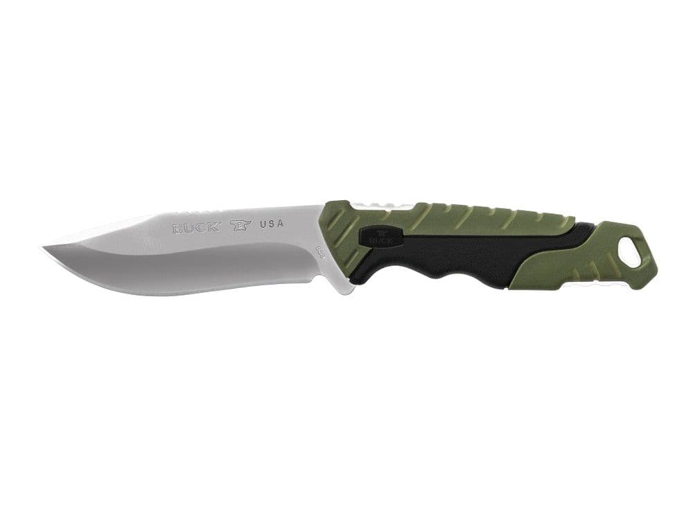 Buck 658 Small Pursuit Fixed Blade Knife - Green/Black