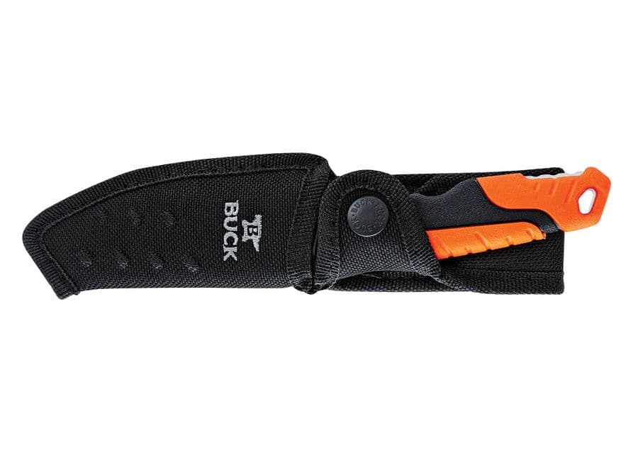 Buck 658 Small Pursuit Fixed Blade Knife - Orange/Black Pro