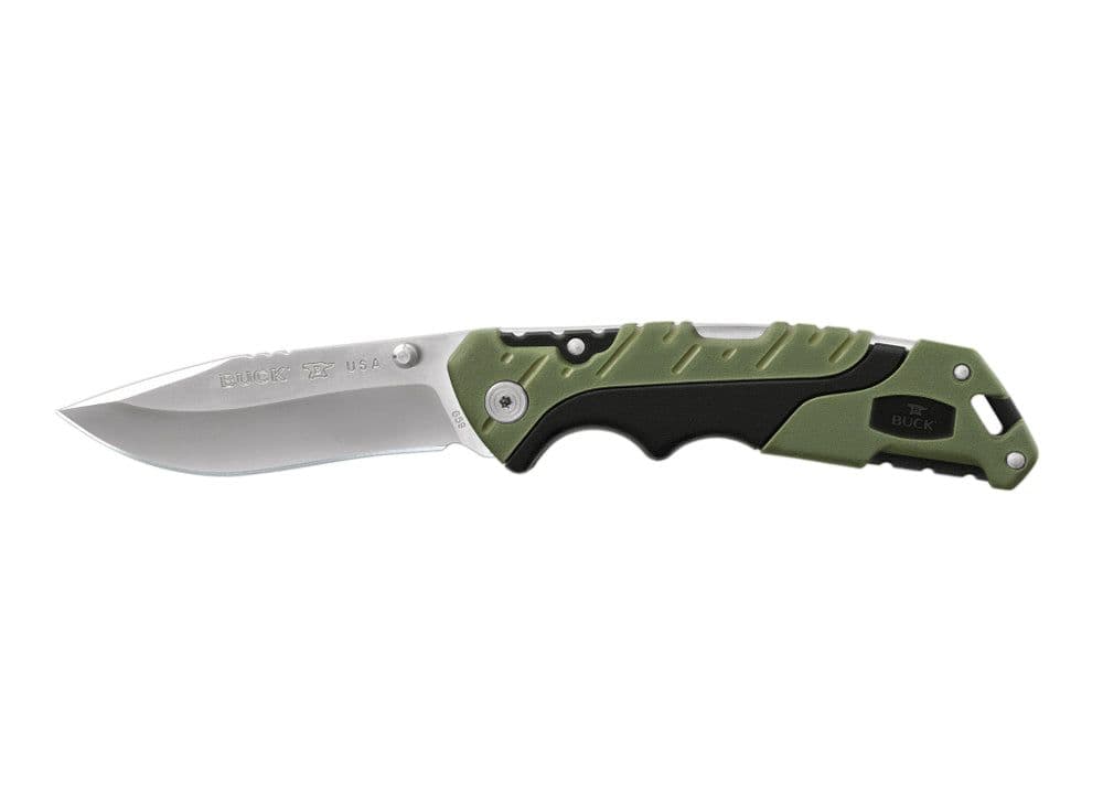 Buck 659 Large Folding Pursuit Lock Knife - Green/Black
