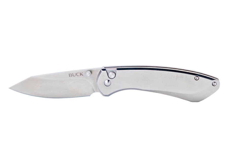 Buck 744 Sovereign Folding Lock Knife - Stainless Steel