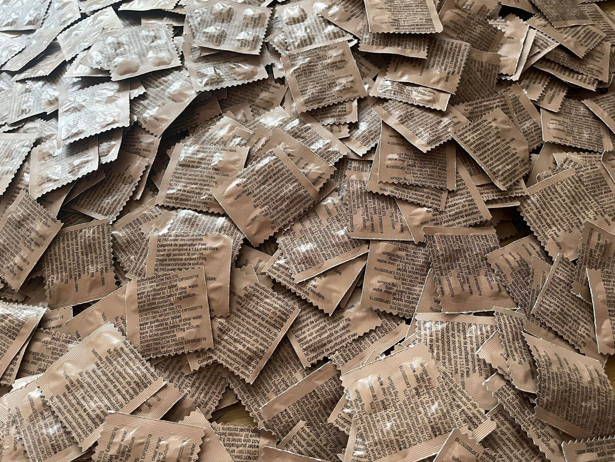 Bulk British Army Water Purification Tablets x 40